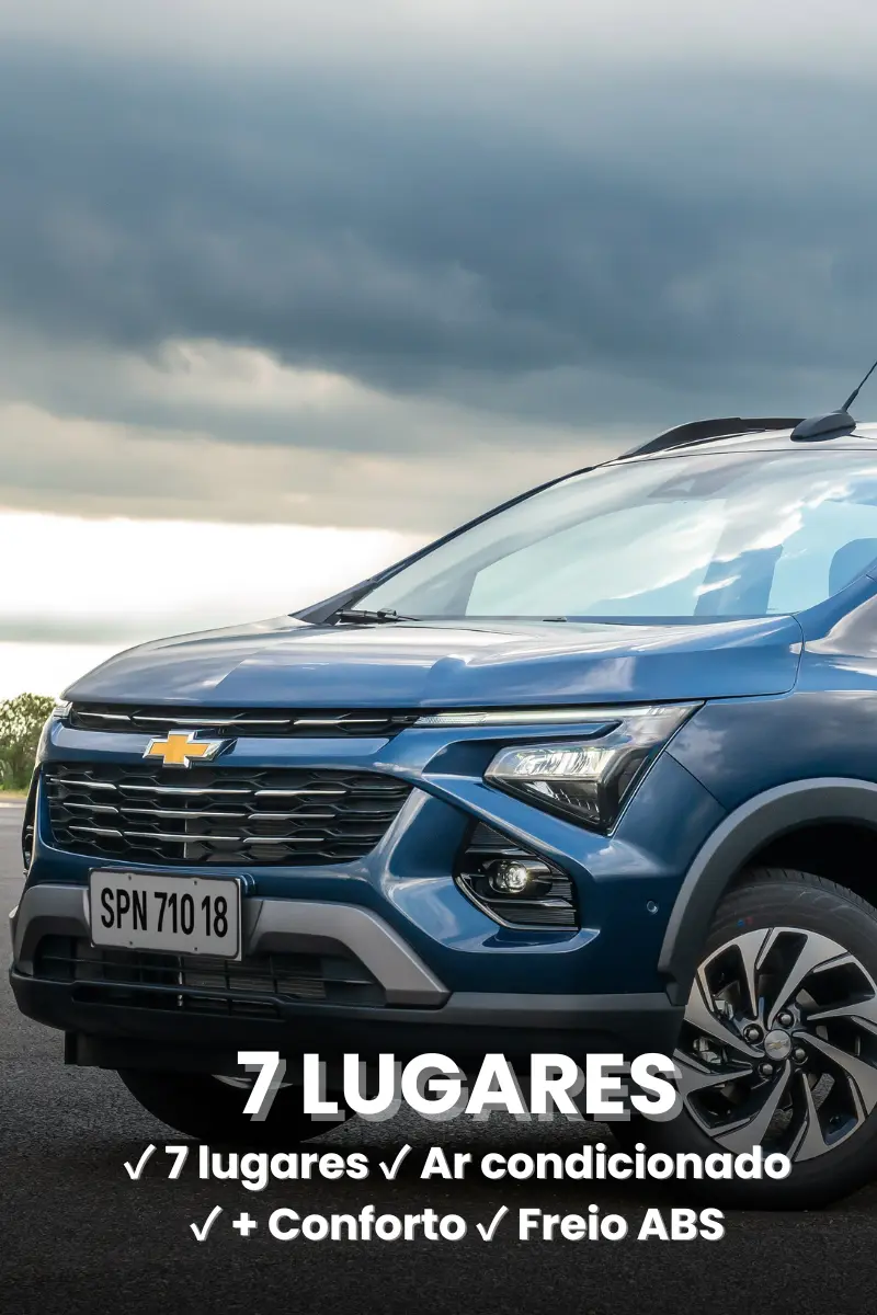 carro 7 lugares para alugar